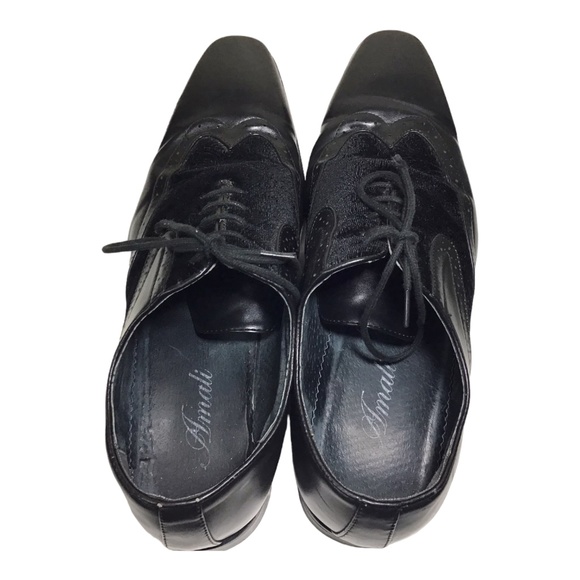 Amali Greyson Men’s Leather Oxford Dress Shoes main image 7